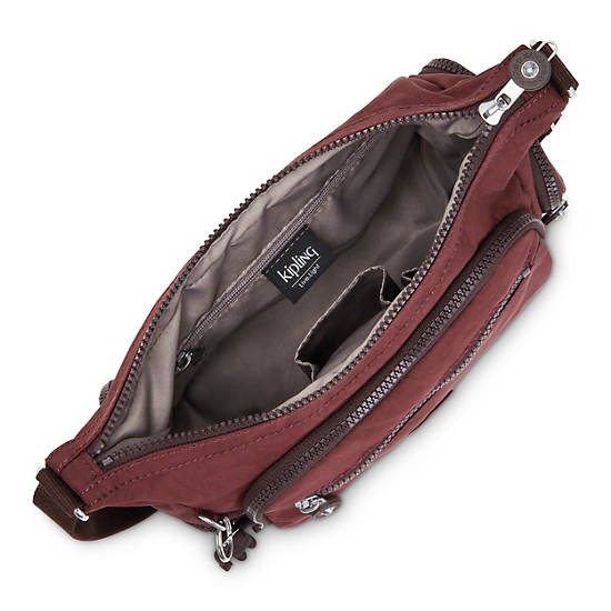Sacs Crossbody Kipling Gabbie Small Rouge Grise | FR 2080BE